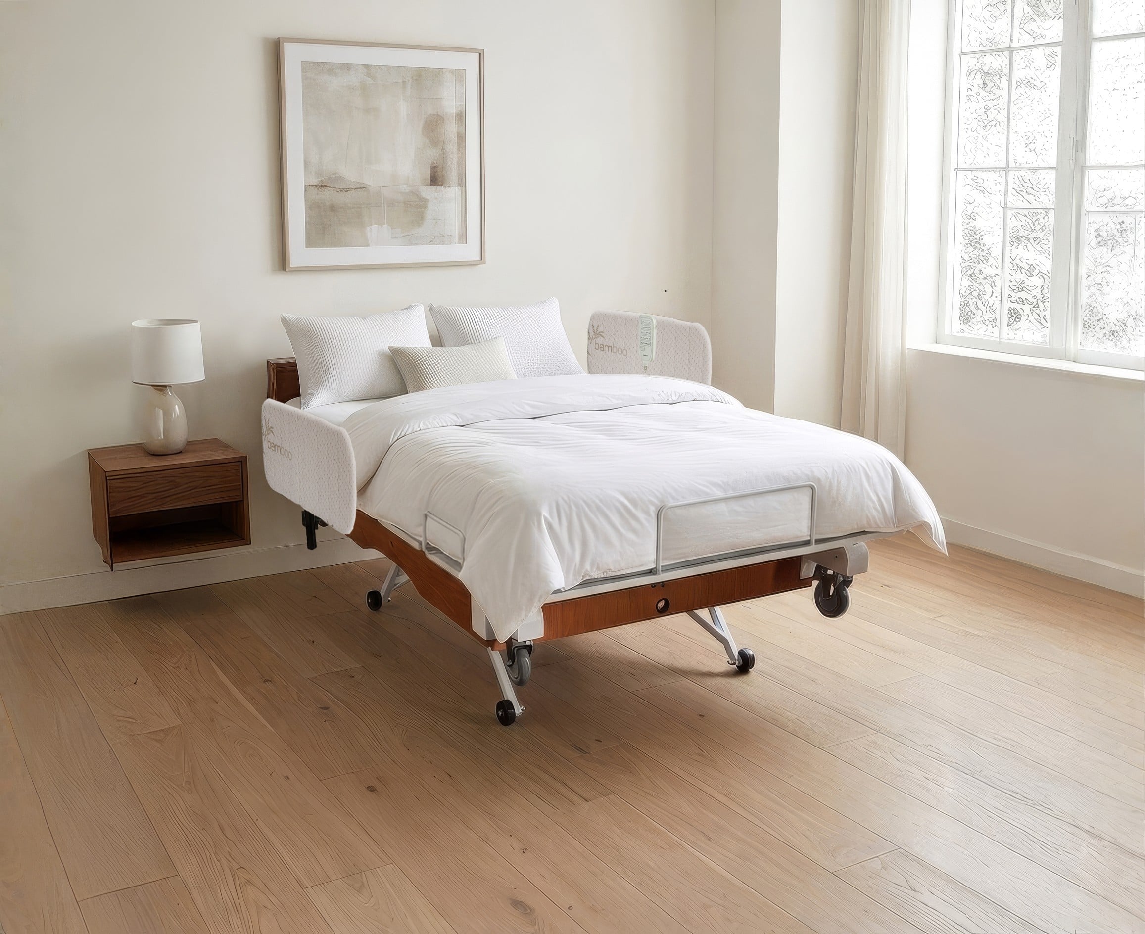 Night Rider HD side angle facing right with white headboards