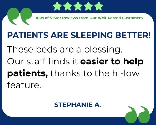 Patients are sleeping better