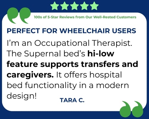 Perfect for wheelchair users